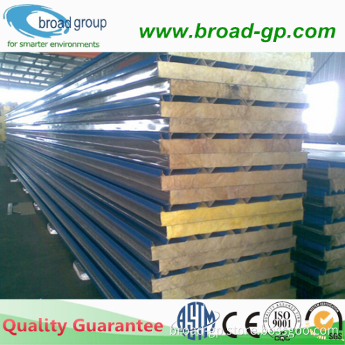 Rock Wool Sandwich Panel Roof Tiles/Door For Prefab House